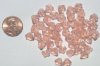 50 7mm Pink AB Bell Flowers